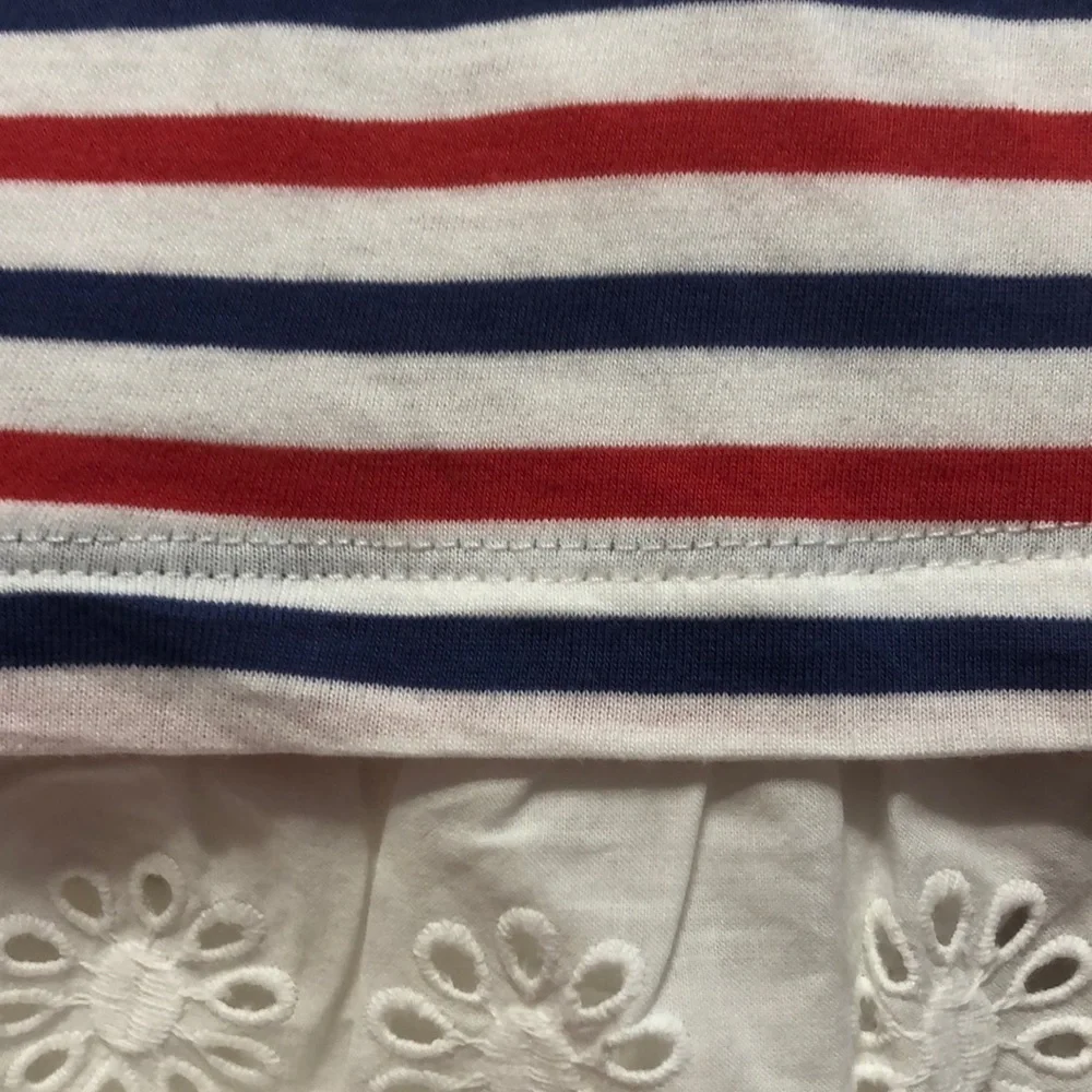 Baby Gap NWT  red and blue striped dress size 6-12 M